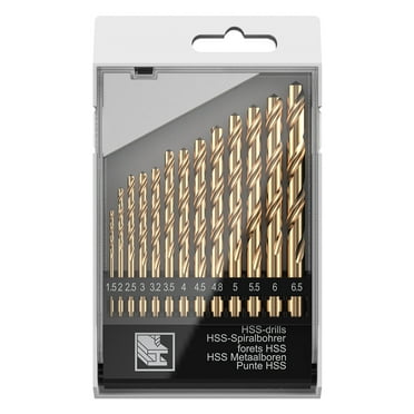WXQ-XQ Titanium Titanium Speed Steel Straight Shank Twist Drill 19 Drill Round Handle Set 1.0-10.0mm Cutting tool WXQ-XQ Titanium Titanium Speed Steel Straight Shank Twist Drill 19 Drill Round Handle Set 1.0-10.0mm Cutting tool